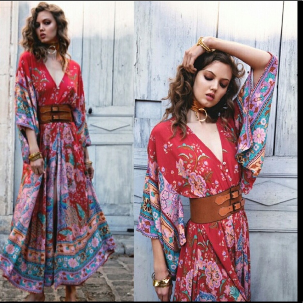 spell and the gypsy lotus kimono gown